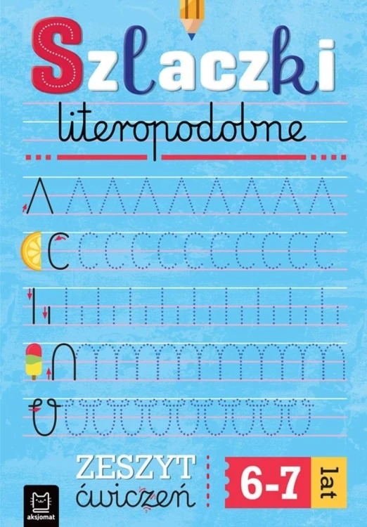 Szlaczki literopodopobne. Zeszyt ćwiczeń