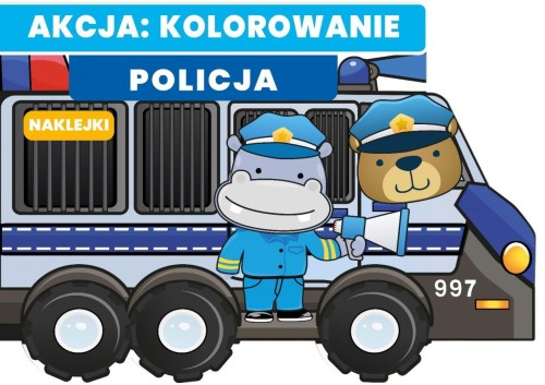 Akcja: kolorowanie! Policja, praca zbiorowa