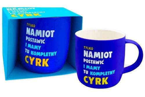 Kubek neonowy Namiot, Kukartka