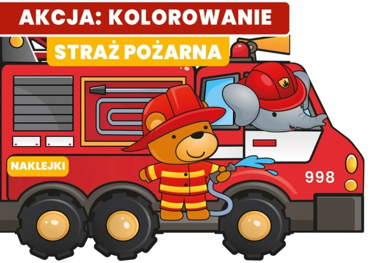 Akcja: kolorowanie! Straż pożarna, praca zbiorowa