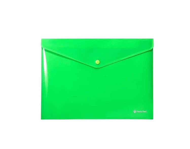 Koperta A4 neon zielona, Panta Plast
