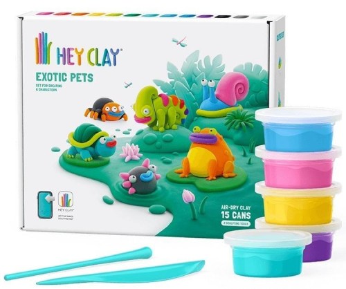 Hey Clay - Egzotyczne zwierzęta, TM Toys