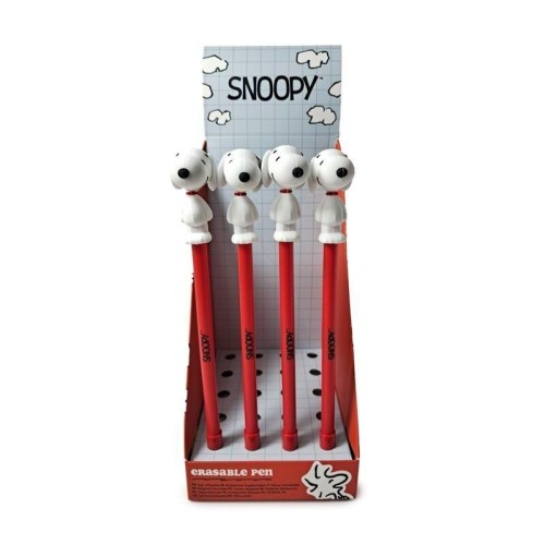 Długopis z silikonową wymazywalny Snoopy (20szt)