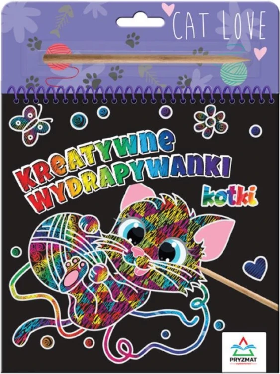 Kreatywne wydrapywanki. Kotki, praca zbiorowa