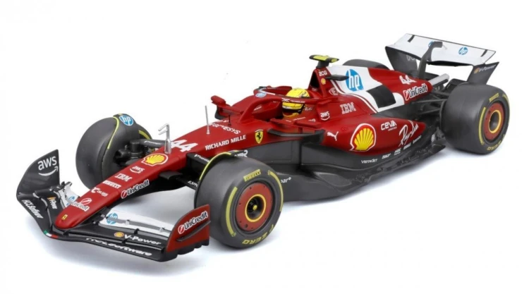 Ferrari Formula With Helmet & Plastic Stand SF-25