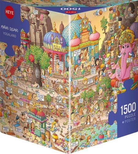 Puzzle 1500 W krainie Jogi (Puzzle+plakat), Heye