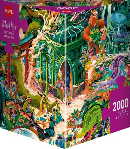 Puzzle 2000 Ogród botaniczny (Puzzle+plakat), Heye