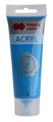 Farba akrylowa 75ml niebieska HAPPY COLOR, GDD