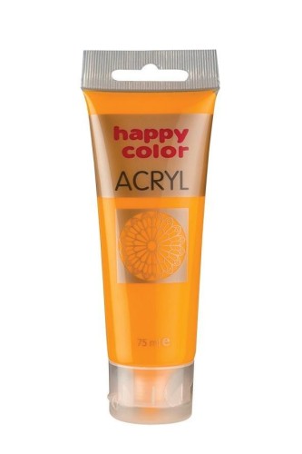 Farba akrylowa 75ml ciemnożółty HAPPY COLOR, GDD