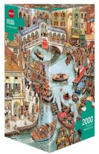 Puzzle 2000 O' Sole mio (Puzzle+plakat), Heye