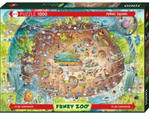 Puzzle 1000 Funky ZOO - Kosmiczne ZOO, Heye