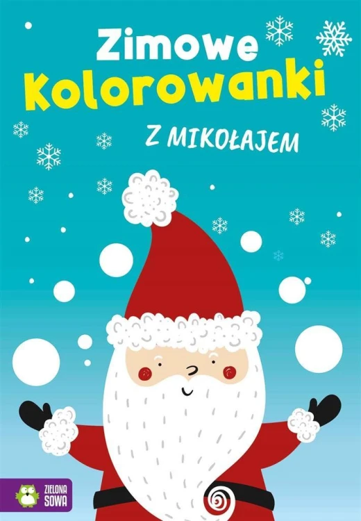 Zimowe kolorowanki z Mikołajem, praca zbiorwa