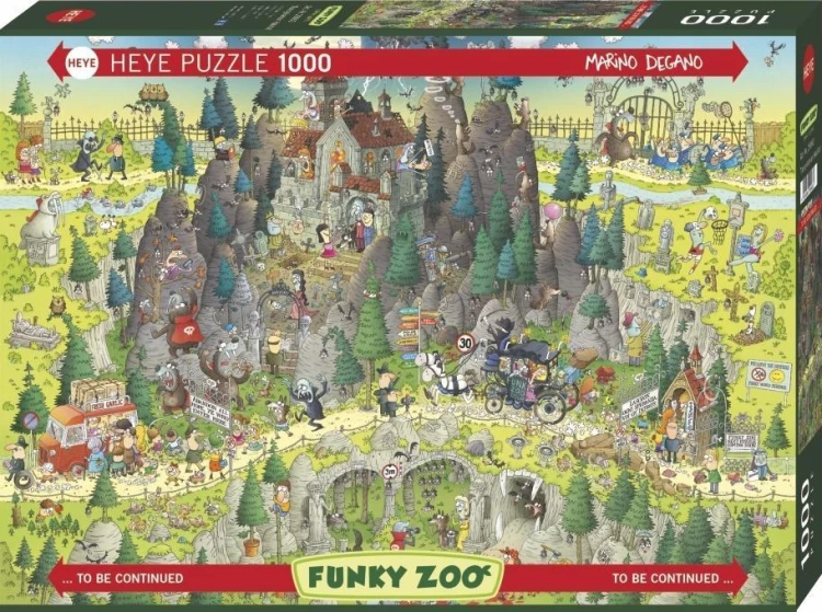 Puzzle 1000 Funky ZOO cześć IX- Transylwania, Heye