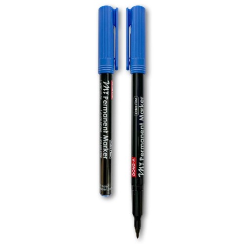 Marker permanentny 0,9mm niebieski (12szt) DONG-A