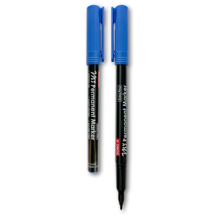Marker permanentny 0,9mm niebieski (12szt) DONG-A