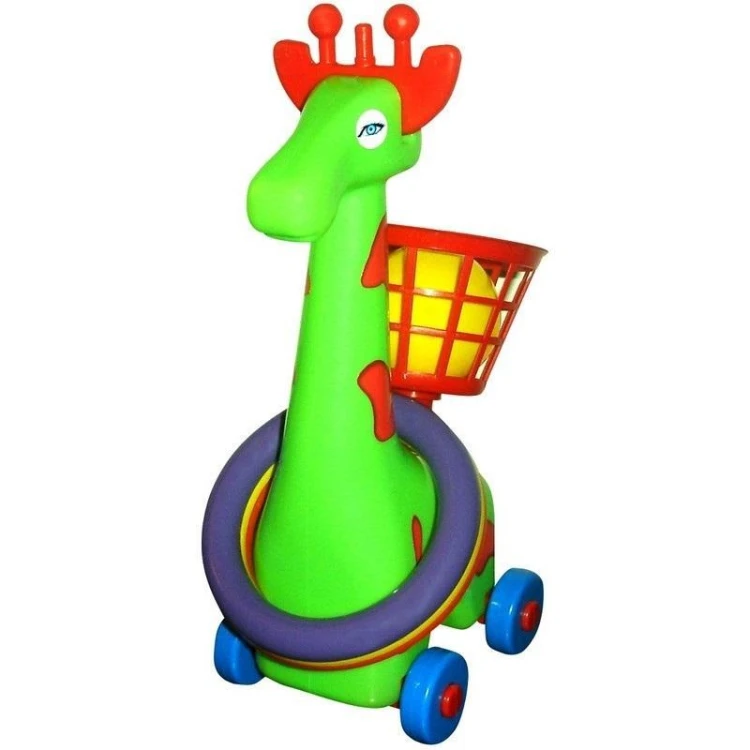 Żyrafa na kółkach z koszem, Macyszyn Toys