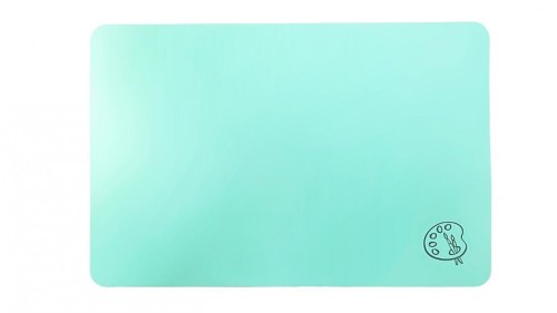 Podkładka A4 do prac plastycznych pastel zielony