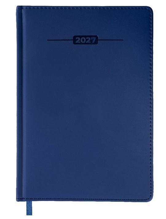 Terminarz 2027 A5 dzienny niebieski
