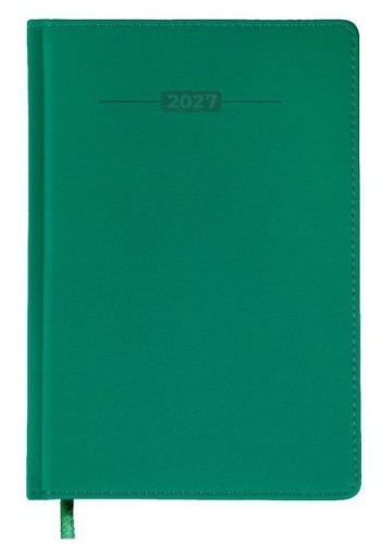 Terminarz 2027 A5 dzienny zielony