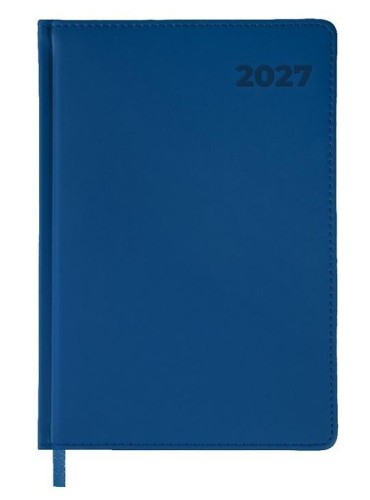 Terminarz 2027 A5 dzienny niebieski