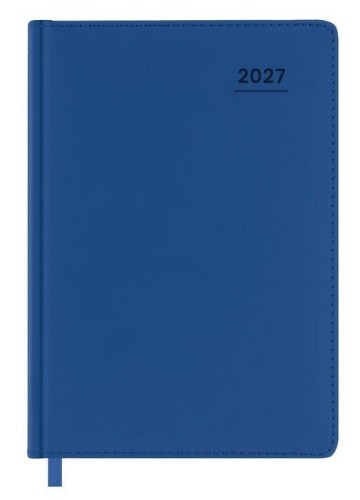 Terminarz 2027 A5 dzienny niebieski