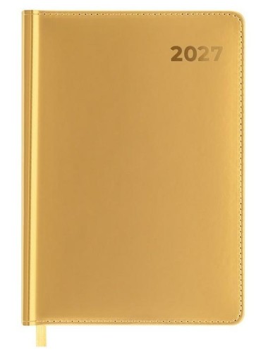 Terminarz 2027 A5 dzienny złoty