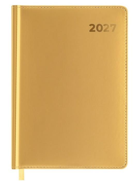 Terminarz 2027 A5 dzienny złoty