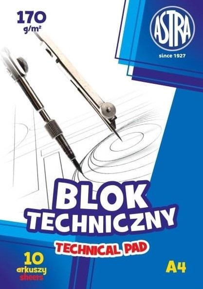 Blok techniczny A4/10K 170g 1szt ASTRA