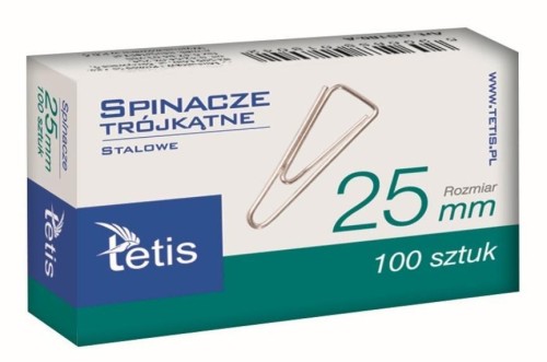 Spinacze biurowe 25mm GS180-A, Tetis