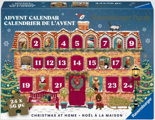 Puzzle 2D Kalendarz Adwentowy 2026, Ravensburger