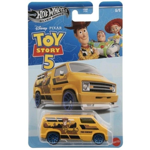 Hot Wheels Silver Toy Story 5 Dodge Van, Mattel