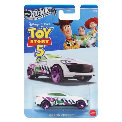 Hot Wheels Silver Toy Story 5 Grand Cross, Mattel
