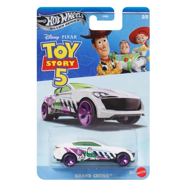 Hot Wheels Silver Toy Story 5 Grand Cross, Mattel