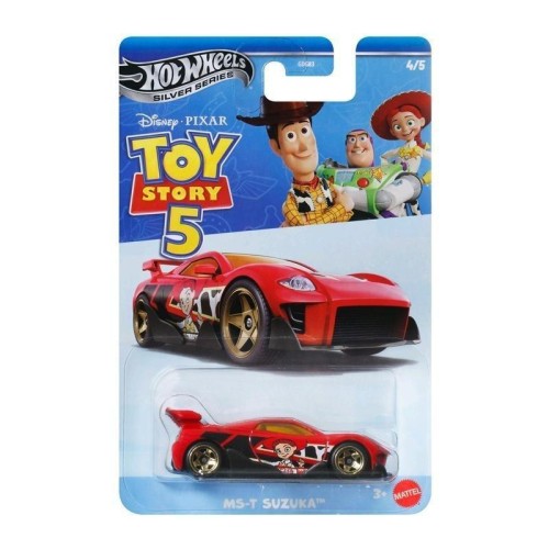 Hot Wheels Silver Toy Story 5 Suzuka, Mattel