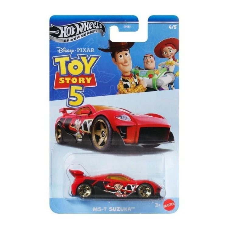 Hot Wheels Silver Toy Story 5 Suzuka, Mattel