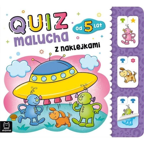 Quiz malucha z naklejkami od 5 lat, praca zbiorowa