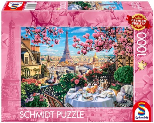 Puzzle PQ 1000 Śniadanie w Paryżu, Schmidt