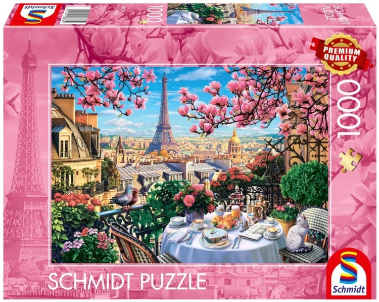 Puzzle PQ 1000 Śniadanie w Paryżu, Schmidt