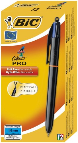 Długopis 4 Colours Pro (12szt) BIC, BIC