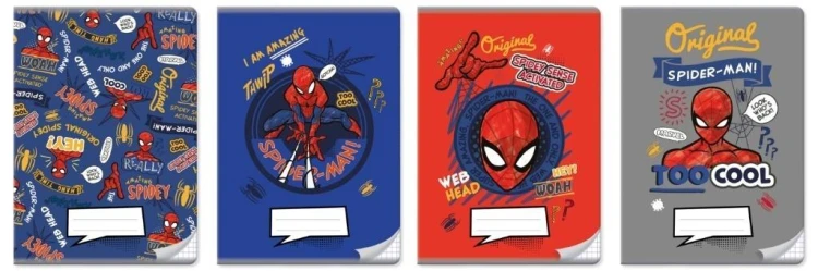Zeszyt A5/32K kratka Spider man (10szt), Beniamin