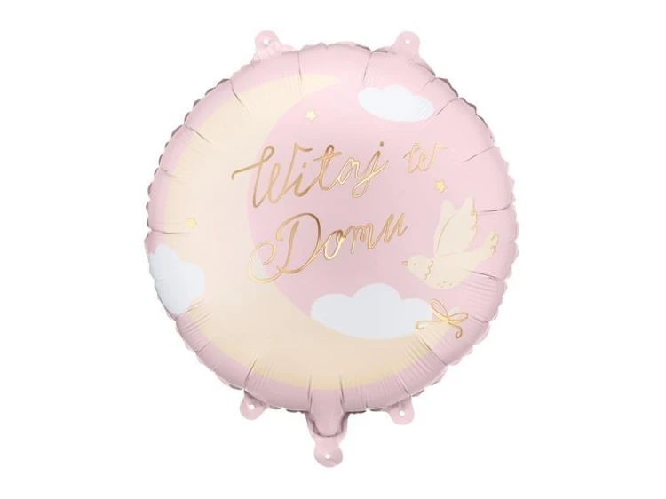 Balon foliowy pastylka Witaj w Domu 35x35cm