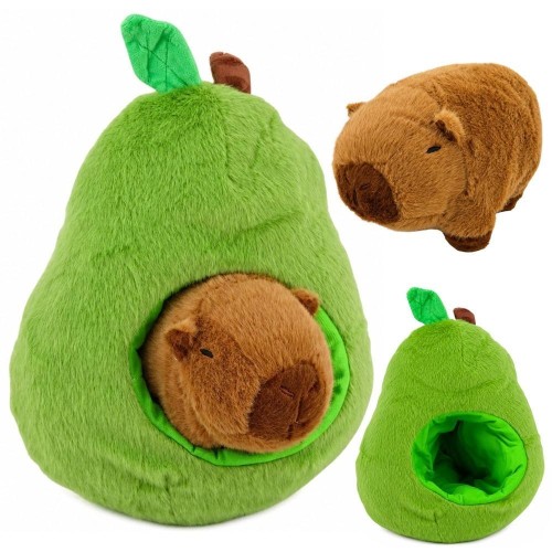 Maskotka awokado z Kapibarą 2w1 25cm, Leantoys