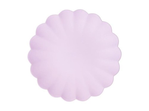 Talerzyki plastikowe fioletowe 22x22cm 4szt