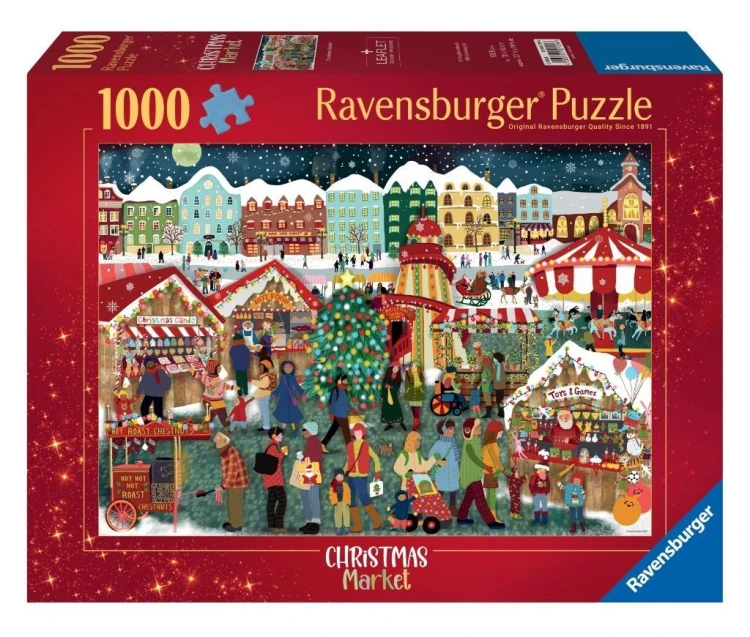 Puzzle 2D: Jarmark Świąteczny 1000el, Ravensburger