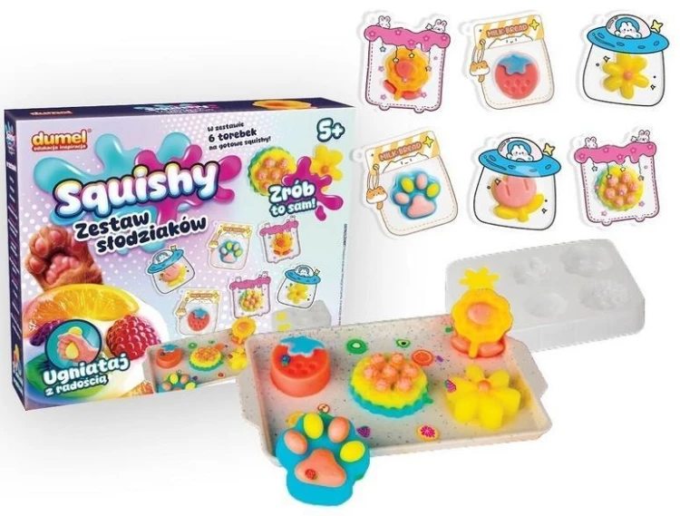 Squishy zestaw słodziaków, Dumel