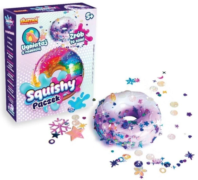 Squishy pączek, Dumel