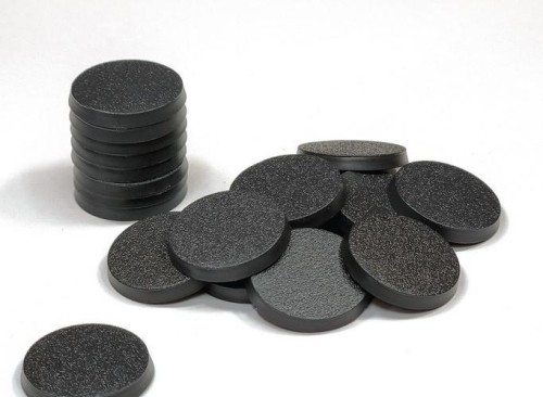 Podstawka plastikowa do figurek 25mm 20szt