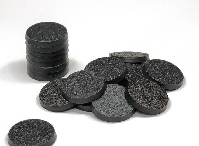 Podstawka plastikowa do figurek 25mm 20szt