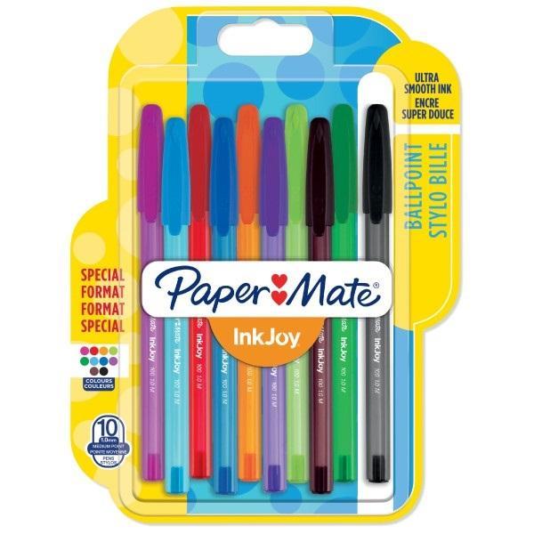 Długopisy InkJoy 10 kolorów, Paper Mate