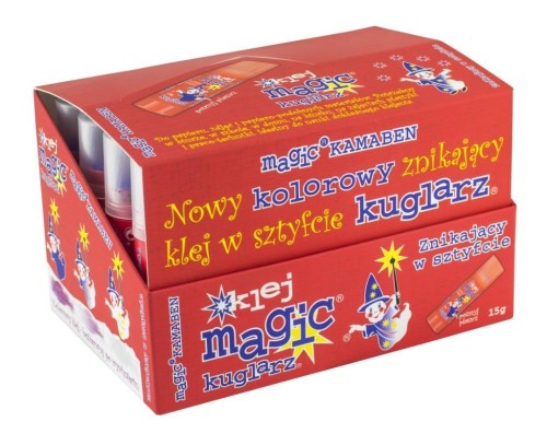 Klej w sztyfcie Magic Kuglarz 15g (24szt) KAMABEN